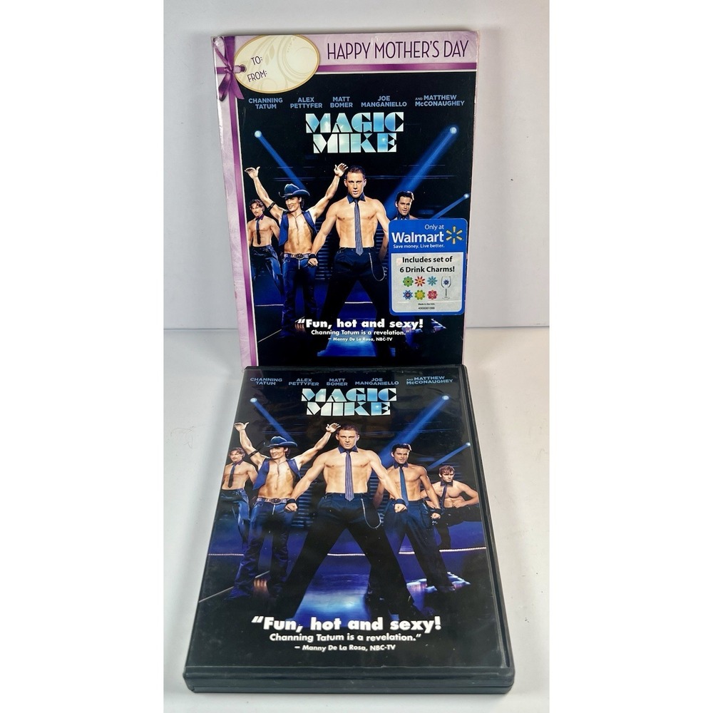 Magic Mike DVD Mother's Day Gift Set Drink Charms Walmart Exclusive